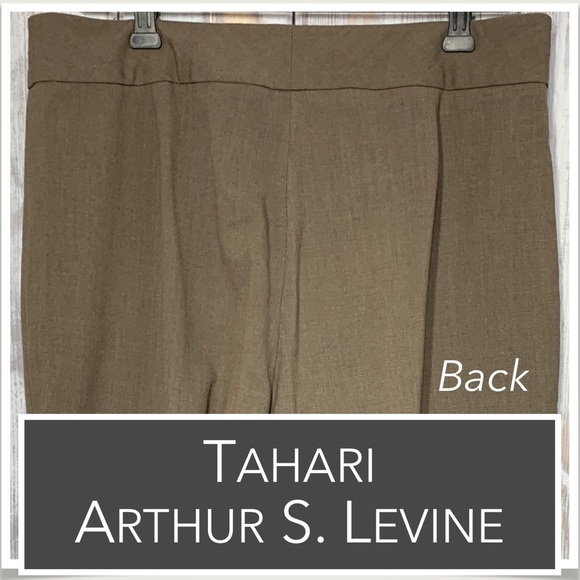 Tahari, Arthur S. Levine Dress Pants in Brown Size 10 EUC - Picture 5 of 9